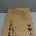 Seat Covers Black Crystal Fleece, 48 x 21 Inch, Extra Large Seat Cushion Luxury Crystal Fleece Anti-Slip Design