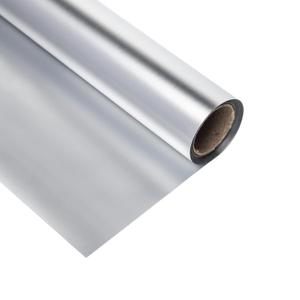 LWFyyds Metallic Wrapping Paper - Solid Color Matte Paper Perfect for Wedding, Birthday,Flowers,Christmas, Baby Shower - 22.8 Inches X 44.6 Feet - Silver