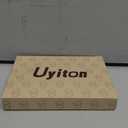 Uyiton Compatible with iPhone 17 Pro Max Camera Lens Protector - [Not Easy to Break][Strong Adsorption][Case-Friendly] Metal Tempered Glass Rear Camera Screen Cover - Deep Blue, 1 Pack