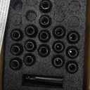 M10x1.25 ATV Lug Nuts for Honda Foreman Ranchers Yamaha Can Am Outlander Arctic Cat Kawasaki Suzuki Bombardier Quest, 16pcs Closed End 6 Spline 10x1.25 Wheel Lugnuts Cone/Acorn Seat with Socket Key