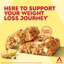 Atkins Soft Baked High Protein Bars, Lemon Poppy Seed Flavor, 15g Protein, 4g Net Carbs, 2g Sugar, Keto Snacks, Low Sugar Bars, High Fiber Snacks, 6 pack (4 bars each) (EXP 08/23/26)