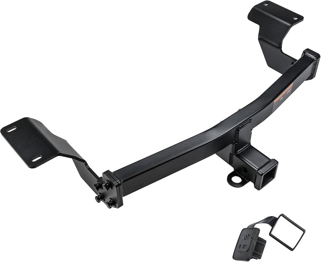 DBXB-RV Class 3 Trailer Hitch Standard 2-Inch Receiver Compatible with 2017-2026 Honda CR-V, Multi-Fit Hitch to Receive Ball Mount, Cargo Carrier, Bike Rack, Black Matte Powder Coated.13397