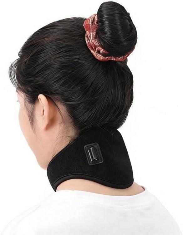 1pcs USB Heated Neck Brace is Used to Relieve and Support Neck Pain, Adjustable, Heated Brace Bracket, Wrapped Neck Heating pad, Suitable for Men and Women with Arthritis and Migraine