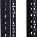 RackPath 20U Vertical Server Rack Rail Pair Kit, DIY Rack Build, 12-24 Screws x80