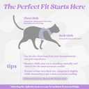 Rabbitgoo Cat Harness and Leash Set for Walking Escape Proof, Adjustable Soft Kittens Vest with Reflective Strip for Cats, Comfortable Outdoor Vest, Black & Light Purple, L