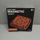 Magnetic Game Chess, Magnet Game Chess 40 Piceses, Family Games for Kids and Adults, Board Game for Kids 8-12 Family Games Night 2-4 Players, Gifts for Teens Kid (Brown)