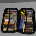 Morfen Upholstery Repair Kit, 71 Pcs Leather Sewing Kit, Leather Stitching Kit with Upholstery Thread, 3 Sewing Awl, Hand Sewing Stitching Needles, for Carseat Sofa Craft DIY (Multicolor (Upgraded 71 Pieces))