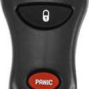 X AUTOHAUX GQ43VT9T 315MHz Replacement Keyless Entry Remote Car Key Fob for Dodge for Ram 1500 2500 3500 1999-2002 for Durango Dakota 1999-2000 3 Buttons 56045497