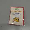 4 x jijAcraft Funny Taco Fathers Day Card for Husband from Wife,5 x 7 Inch Happy Fathers Day Greeting Card with red Envelope, Cute Romantic Fathers Day Gift for Him