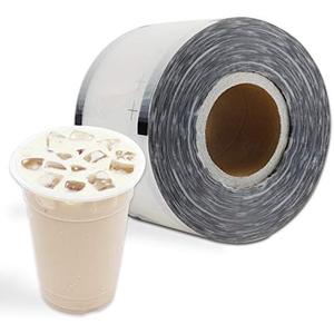 HYDDNice Cup Sealer Film 3300 Pcs Clear PP Material Tea Sealing Film for 90-105mm Diameter Cups