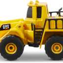 CAT Construction Toys CAT Construction Die Cast Metal 3 Pack Vehicles - Steam Roller/Excavator/Wheel Loader for Ages 3+