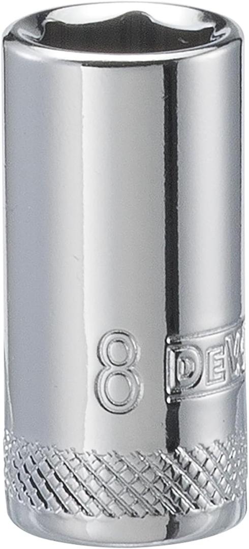 DEWALT DWMT86105OSP 6 Point 1/4'' Drive Socket 8MM