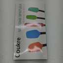 Coukre Silicone Spatula Set of 5,High Temperature Resistant, Food Grade Silicone, Dishwasher Safe, for Baking Cooking (Orange)