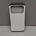 Nvollnoe Compatible with iPhone 17 Pro Case with Card Holder Dual Layer Heavy Duty Protective Shockproof Hidden Card Slot Slim Wallet Phone Case for Women&Men 6.3 inch(White)