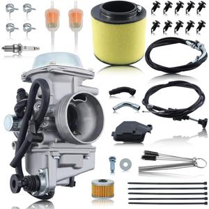 Carburetor for Honda Rancher 350 TRX350 Fourtrax 300 350 TRX300 TRX350 Foreman 400 450 TRX400 TRX450 ATV Air Filter Oil Filter Choke Cable Throttle Cable