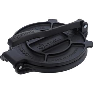 Victoria 8 Inches Cast Iron Tortilla Press, Roti Maker and Tortilladora, Pataconera Seasoned with Flaxseed Oil, Made in Colombia