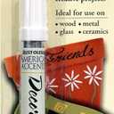 Rust-Oleum 215153 American Accents Satin Decorative Paint Pen, White, 1/3-Ounce