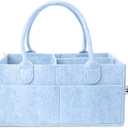 Mr. Pen- Baby Diaper Caddy Organizer, Sky Bliss, Baby Caddy Organizer with Handle, Compact Size, Collapsible & Portable (1 Pack)