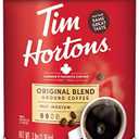 Tim Hortons Original Blend, Medium Roast Ground Coffee, Canada’s Favorite Coffee, Made with 100% Arabica Beans, 48 Ounce Canister