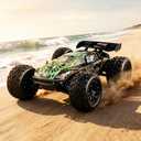 JLBRACINGRC 1/10 Brushless Fast RC Cars for Adults,4WD Monster Truck，Max 50+mph High Speed RC Truck,All Terrain RC Truggy Waterproof Off Road Remote Control Car（No Battery）