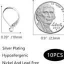 925 Sterling Silver Earring Making Supplies Ear Hooks Rings Butterfly Back