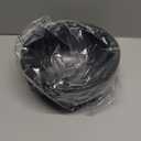 Service Ideas MB56BL Molcajete Bowl, 56 Ounce, Polypropylene, NSF Certified, Black