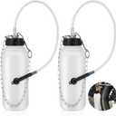 2PCS 1L Brake Bleeder Bottle with 20 Inch Tube and Rubber Connector, One Person Brake Bleeder Bottle Brake Bleeder Kit Suitable for Cars, Motorcycles ATVs and All Brake Systems