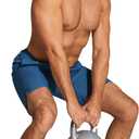 COOFANDY mens Athletic Shorts (Blue, M)