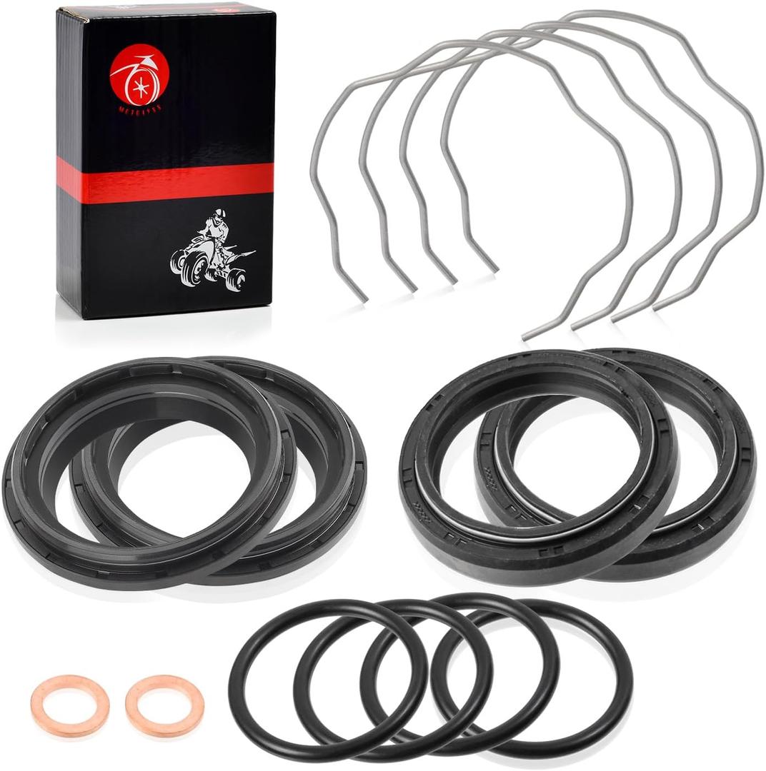 Fork Dust Oil Seals Kit 41x53x8/10.5mm For Kawasaki Ninja 650 ER650 EN650 EX650 KLR650 EJ800