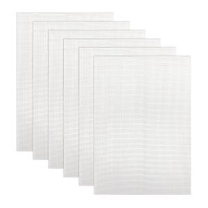 2 x 6 Pack 12x8 Inch Wire Mesh,Durable and Rust Resistant Metal Wire Mesh,Suitable for DIY Projects Such As Filters,Window Screens,Ventilation Openings,Cages,Etc