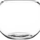 1 piece Bowl Glass Vase,Bubble Bowl, Fish Bowl for Wedding, Lotus hydroponic Plants, Home Decoration, can be Used as a Fish Tank (7.9IN)