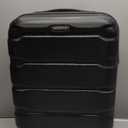 Samsonite Omni PC Hardside Expandable Luggage with Spinner Wheels, Black, Carry-On 20-Inch