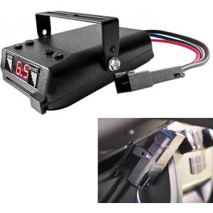 Proportional Trailer Brake Controller 8508211 with LED Digital Display Compatible with 1-4 Axle Heavy Duty Towing Trailers RV Trucks and Load,Plug and Play
