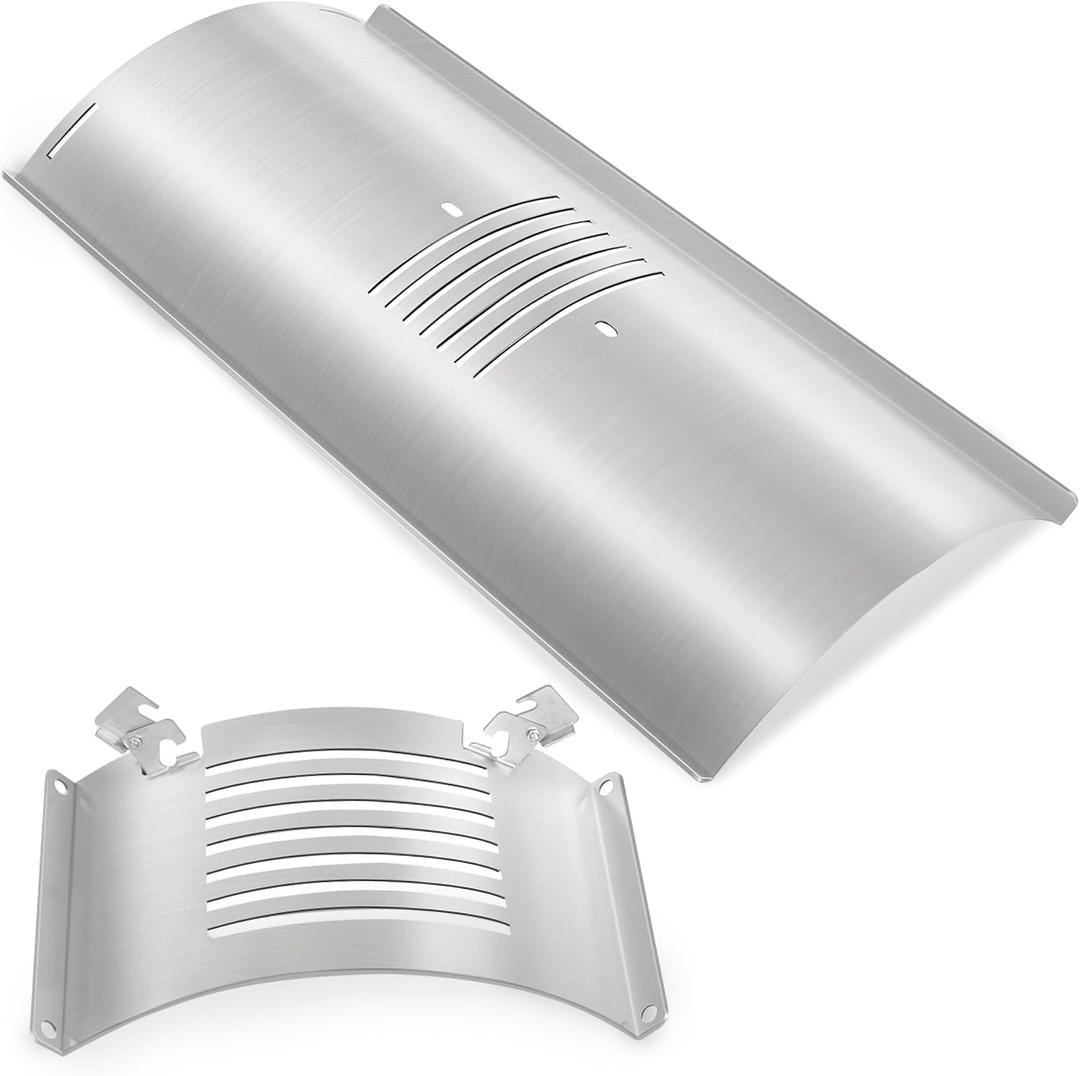 Flame Broiler Kit for Pit Boss 850 820 Series Pellet Grills Replacement Parts Pitboss Diffuser Heat Deflector Plate Slide Cover 74518 n Bottom Plate 74519 Smoker BBQ Accessories