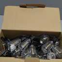 Brightever LED Outdoor String Lights 100FT Patio Lights with 52 Shatterproof ST38 Vintage Edison Bulbs, Outside Hanging Light Waterproof for Porch, Deck, Garden, Backyard, Balcony, 2700K Dimmable (100FT-Warm White, Black Wire)