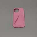 Lip Gloss Holder Case for iPhone 16 Pro Max, Lipgloss Lipstick Lip Glaze Stand Stylish Silicone Funny Women Girls Cover for iPhone 16 Pro Max 6.9 inch 2024 (Pink)