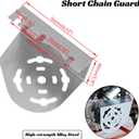 Short Mini Bike Clutch Cover Chain Guard Replacement for Predator 212cc 196cc 224cc 79cc 97cc Engine Coleman CT200U BT200X CT200U-EX Massimo MB200 Baja DB30 Motovox Mbx10 Mbx11 Parts