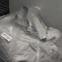 FinRec 5x7 Washable Area Rugs for Bedroom Living Room, Low Pile Thin Rug Solid Color, Non-Slip Carpet Indoor for Home Decor (Grey)