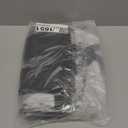 Vorspack Clear Backpack Heavy Duty PVC Transparent Backpack with Reinforced Strap Stitches & Large Capacity for College Workplace Security - Black