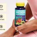 Wonder Family Sea Moss Dietary Supplement Capsules, 500mg per capsule, 60 capsules, Pack Of 4 exp 08/2026