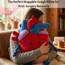 Jumbo 20" Anatomical Heart Plush - Extra Large Human Heart Stuffed Animal & Huggable Pillow - Perfect Open Heart Surgery Recovery Gifts, Cardiology Gifts, and Emotional Support Plush Anatomy Doll
