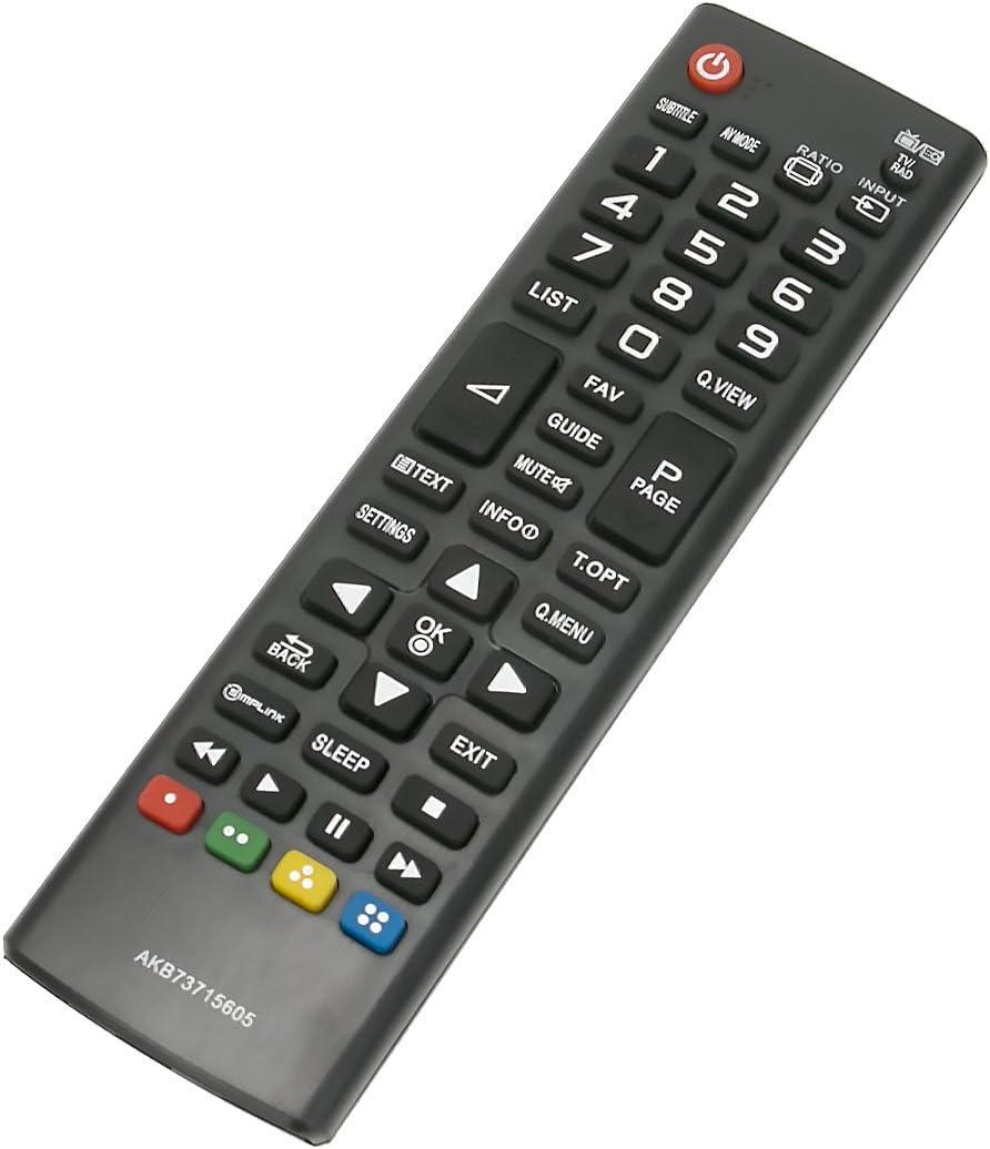 AKB73715605 Replace Remote Control fit for LG LED TV 32LN549C 32LN549C-TA 32LP360H 37LP360H 32LP360H-TA 32ln5400 39LN5400 39LN549C 42LP360H 47LP360H 55LP360H 42LN549C 47LN549C 55LN549C 42LN5400