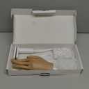 Practice Hand for Acrylic Nails- Silicone Nail Hand Practice Upgrade Nail Tips Never Fall Off, Fake Nail Manican Hand for Nail Practice, Flexible Practice Maniquin Hand with 200PCS Nail Tips