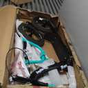 JOYSTAR Kick Scooter for Kids 5+ Teens & Youth, Lightweight Kids Scooter with Adjustable Handlebar, 2 Wheel Scooter for Boys & Girls, 12" Inflatable Wheels Rear Drum Brakes (Black)