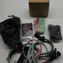 VEICK Resistance Bands, Exercise Bands for Working Out with Handles, Elastic Workout Bands for Men Women, Exercising Bands for Strength Training Equipment at Home Gym (Macaron 150LBS + Loop Bands)