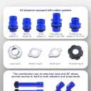 SMART JERRY - Coolant Bleeder Kit, Universal Radiator Burping Funnel, No-Spill Coolant Funnel, Flush Kit