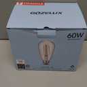 Vintage LED Edison Bulbs, 6W, Equivalent 60W, High Brightness Daylight 5000K, ST58 Antique LED Filament Bulbs with 90+ CRI, E26 Medium Base, Dimmable, Clear Glass, Pack of 6