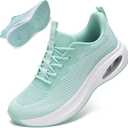 ZYEN Wide Toe Box Shoes Women Air Cushion Road Running Shoes Extra Wide Width Sneakers Arch Support Gym Athletic Tennis Sneakers Lightweight Breathable Walking Shoes (7.5 Wide)