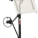 VEVOR 11ft Drywall Lift, Heavy-Duty 150 lbs Sheetrock Hoist with Adjustable Telescoping Arm, Lockable Wheels, Drywall Lifter Panel Jack Hoist Tools Ideal for Ceiling & Wall Installation (Black)