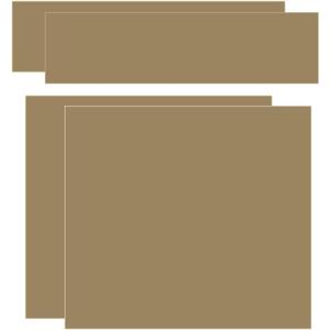 TBACW 2 Set (4pcs) 18''L X 15''W Directors Chair Canvas Replacement Covers Kit for Directors Chairs,Movie Chair Replacement Canvas Seat and Back Oxford Cloth Cover for Home -No Wooden Frame (Beige)